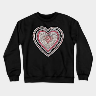 Colorful heart design | Crewneck Sweatshirt